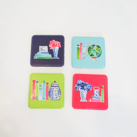 Believe in Your Shelf Coasters