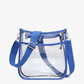 M2168CR Posie Clear Crossbody w/ Vegan Leather: Sand