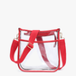 M2168CR Posie Clear Crossbody w/ Vegan Leather: Sand