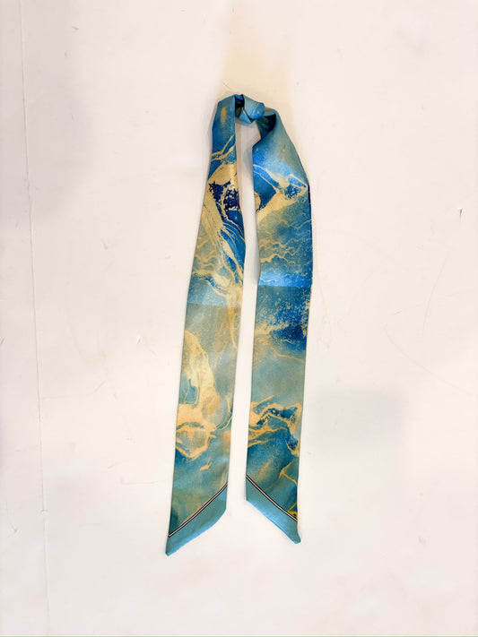 Golden Reef Skinny Scarf