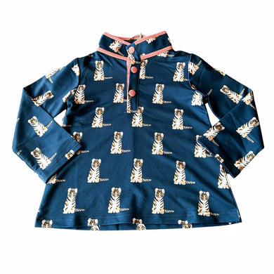 Navy Tiger Pullover