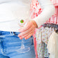 Olive You Martini Glass