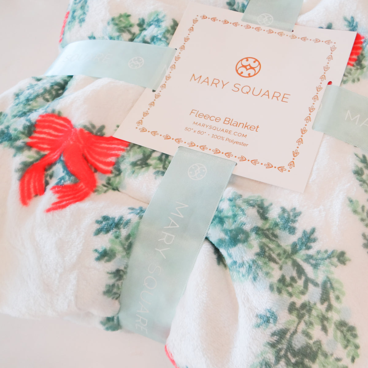 Wreath & Ribbon Blanket