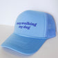 Busy Walking My Dog Trucker Hat