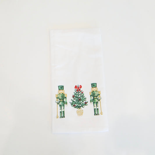 Watercolor Nutcracker Trio Hand Towel