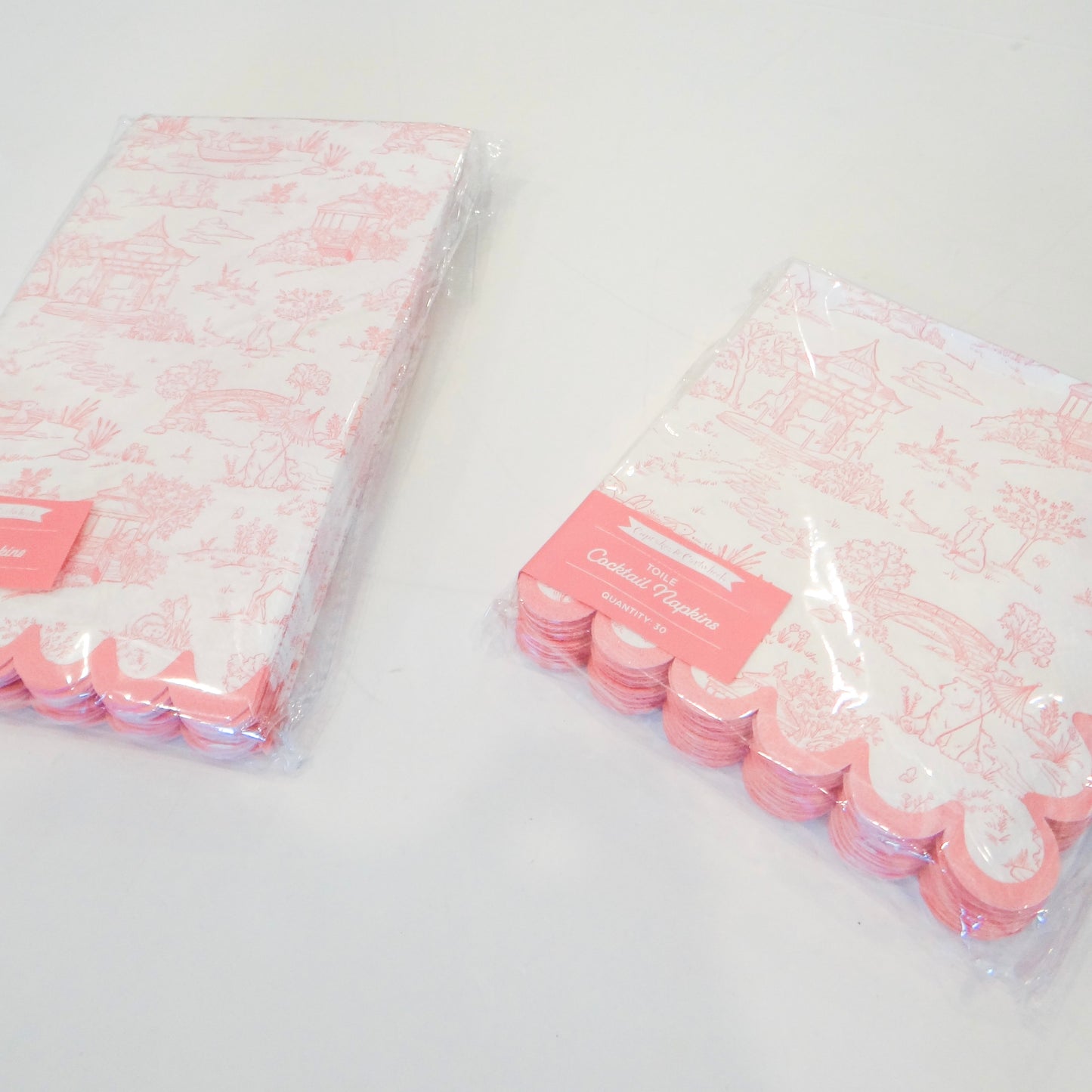 Pink Animal Toile Napkins