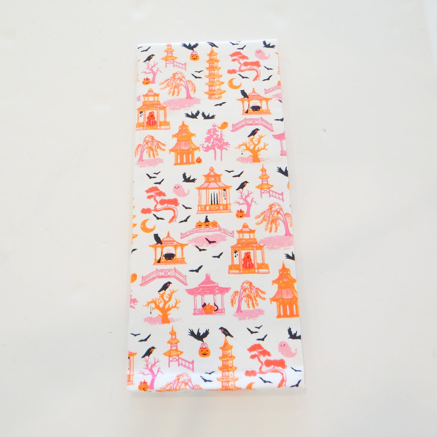 Haunted Pagodas Hand Towels
