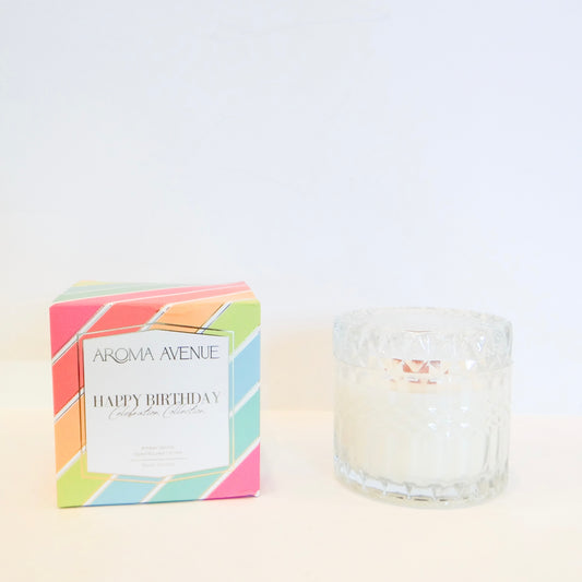 Aroma Avenue Happy Birthday Candle