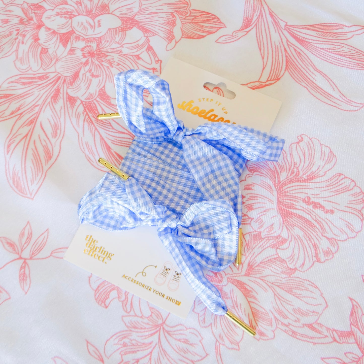 Gingham Shoelaces