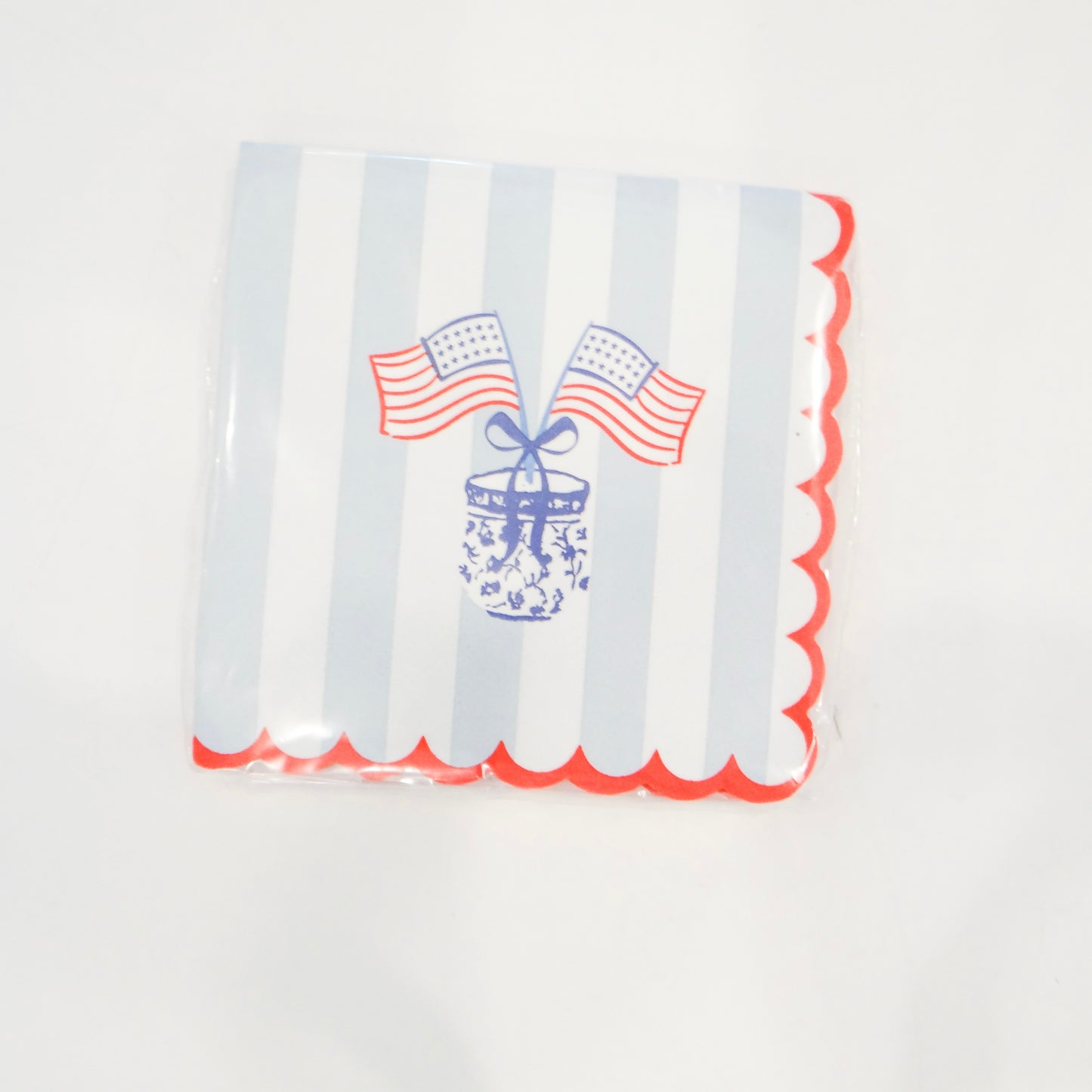 American Stripes Cocktail Napkins