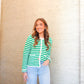 Green Striped Sweater