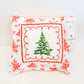 Christmas Tree Quilted Pillow