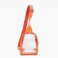 M2436CR Ellen Clear Sling Bag w/ Removable Guitar Strap: Taupe