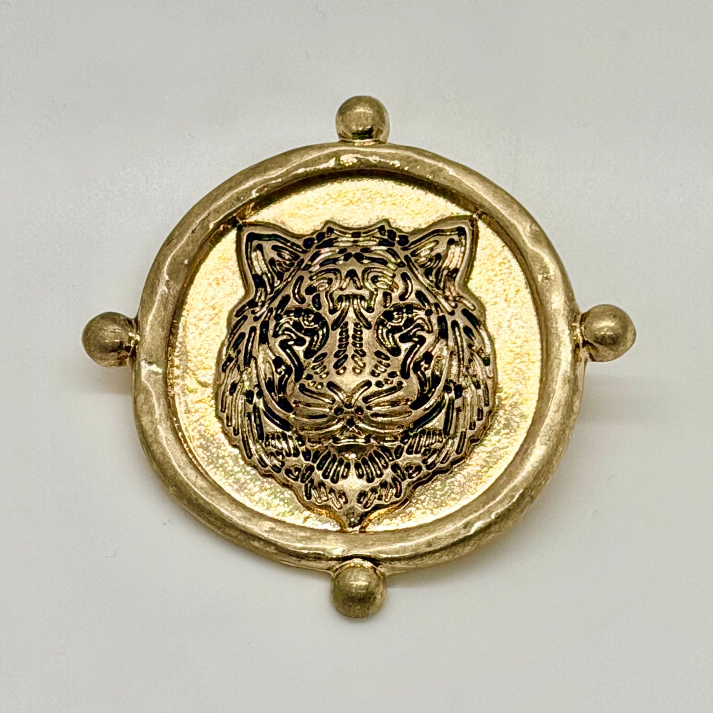 Golden Tiger Brooch
