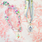 Mahjong Scarf Charm Necklace