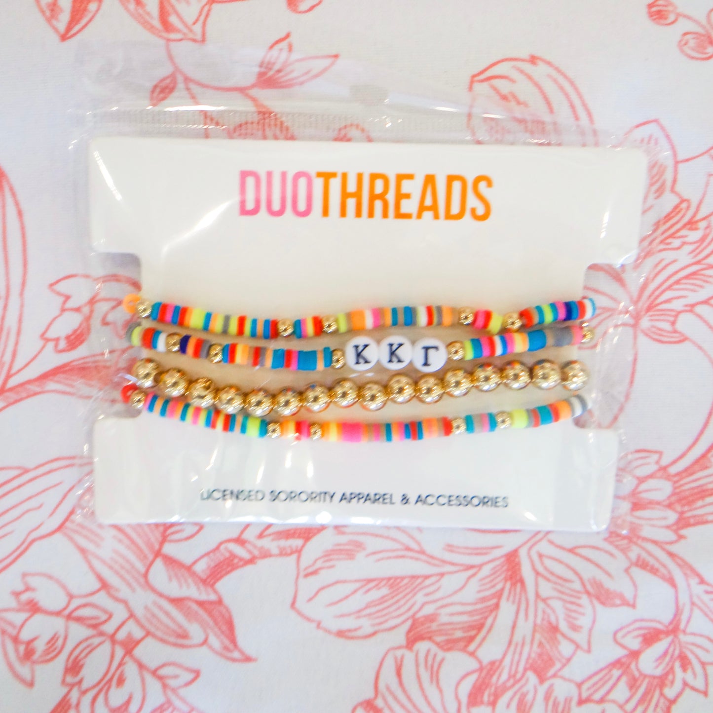 Sorority Beaded Stack Bracelet Set