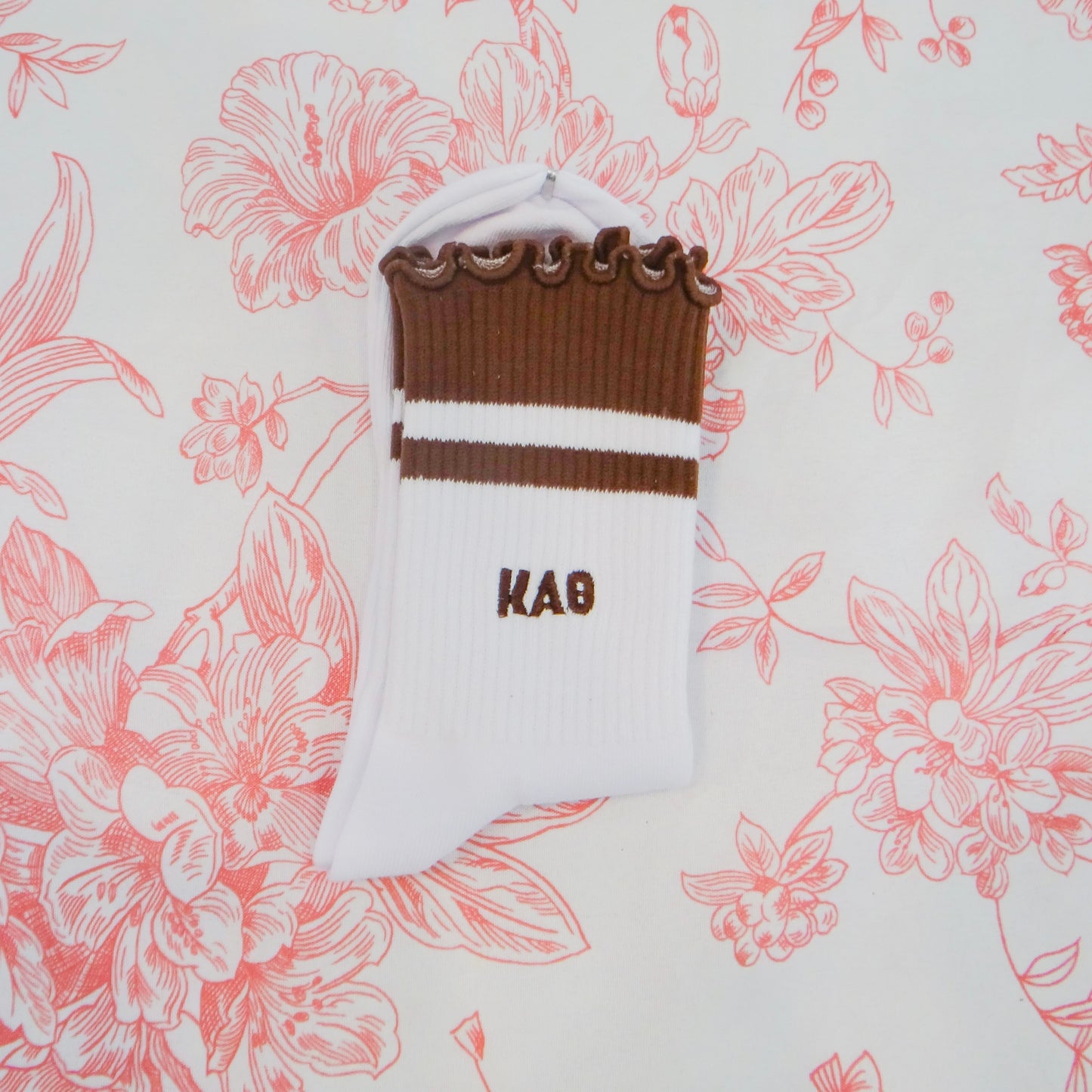 Sorority Lettuce Edge Socks