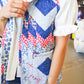 Americana Patchwork Quilted Vest