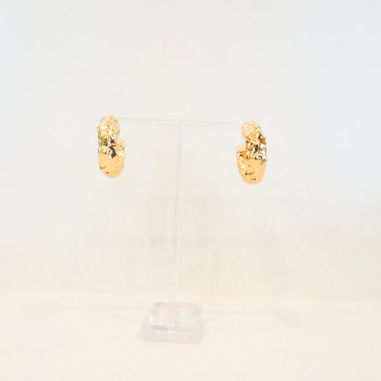 Chunky Gold Hoops