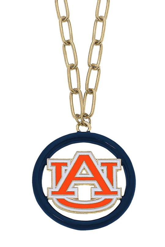 Auburn Logo Necklace