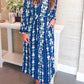 Ava Ikat Stripe Dress