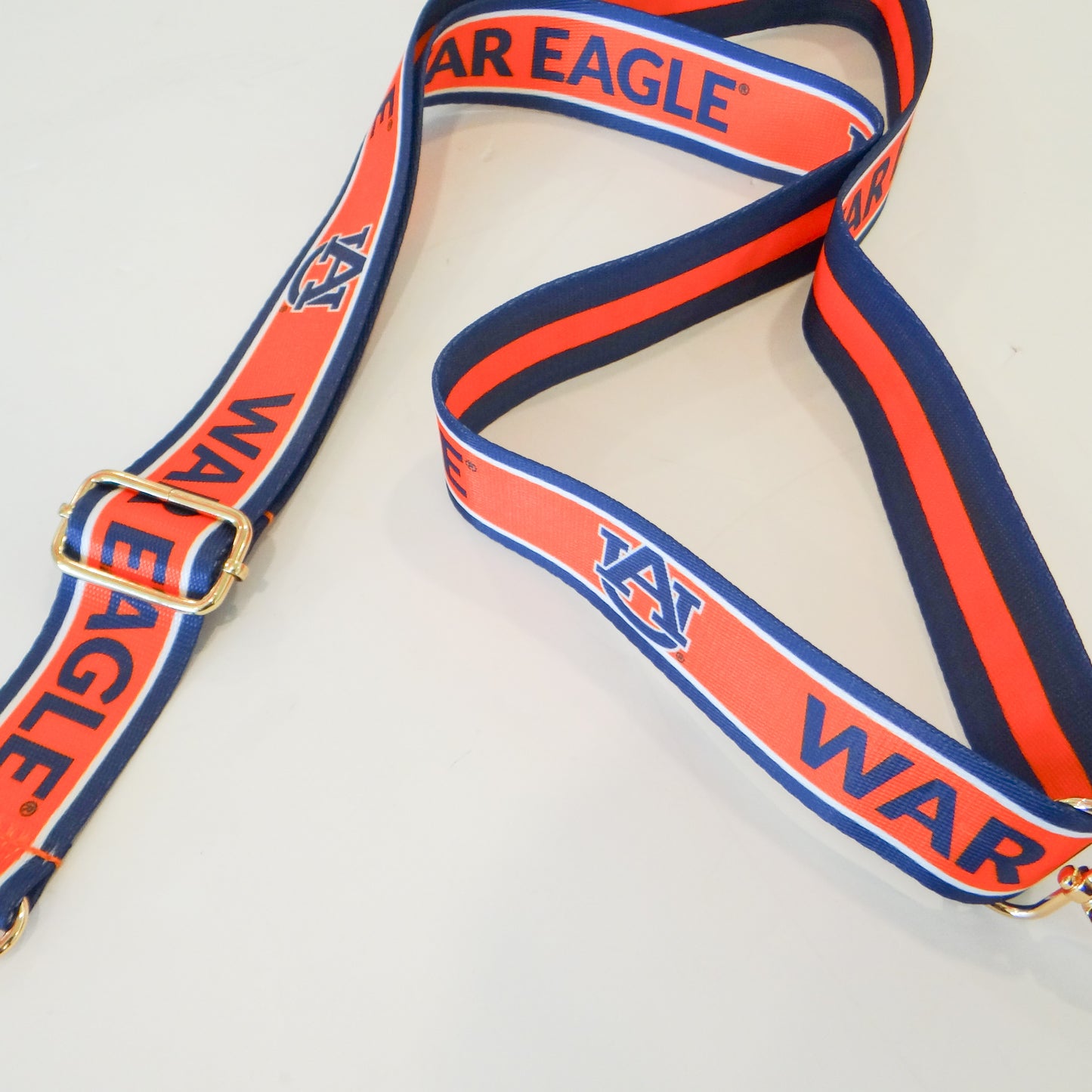 Classic Auburn Stripe Purse Strap