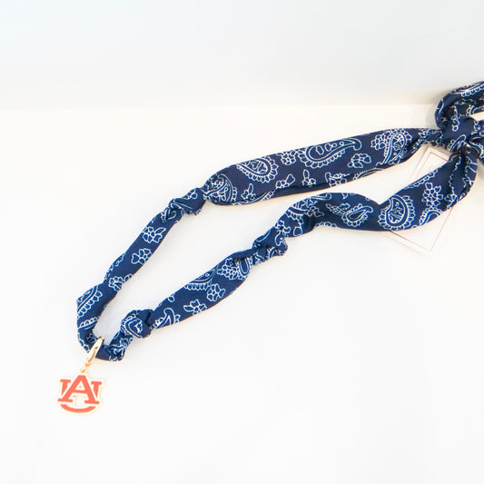 Auburn Tigers Scarf Necklace