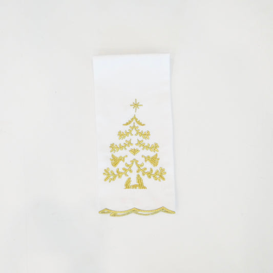 Nativity Tree Tea Towel