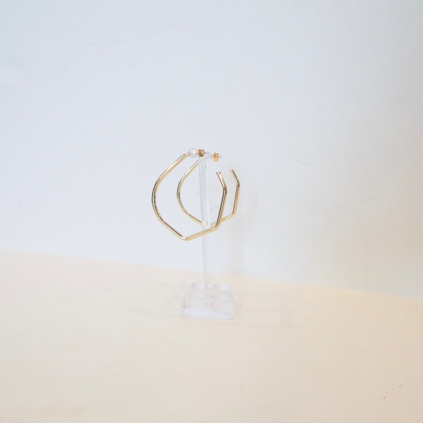 Abstract Gold Hoops