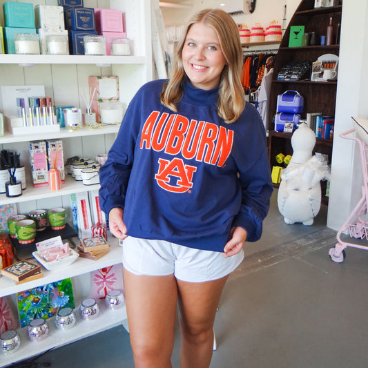 Varsity Auburn Mock Neck