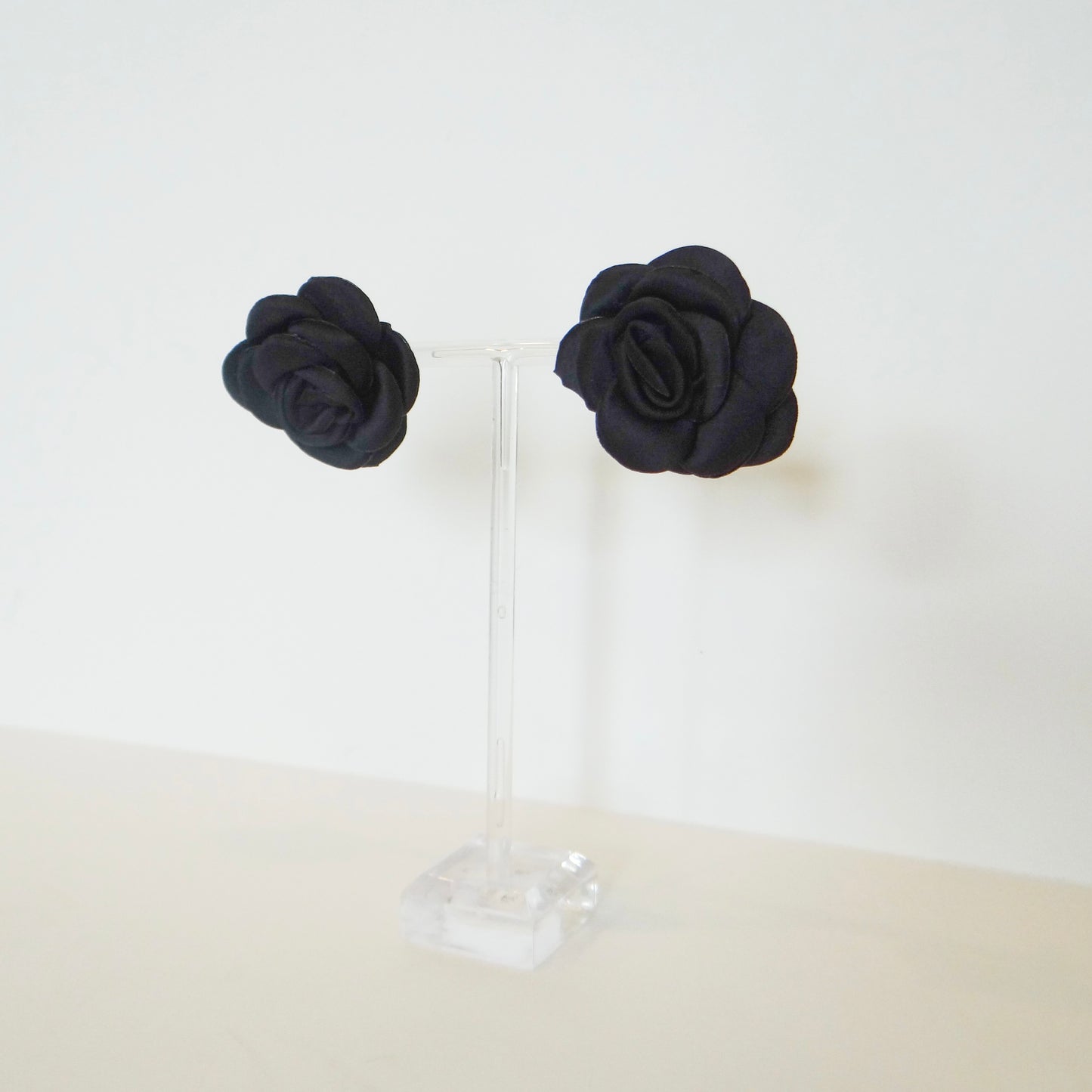 Black Rose Earrings