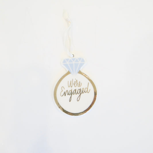 We're Engaged Ornament