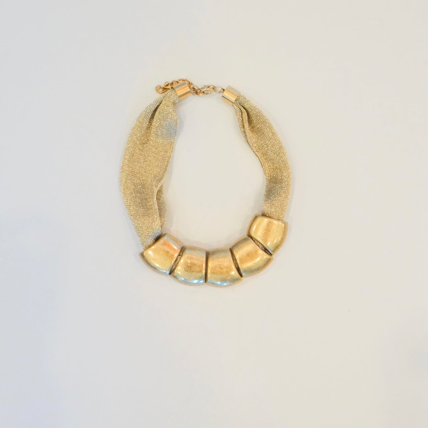 Mesh Statement Necklace