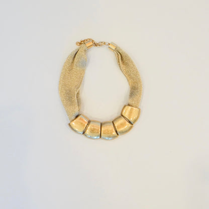 Mesh Statement Necklace