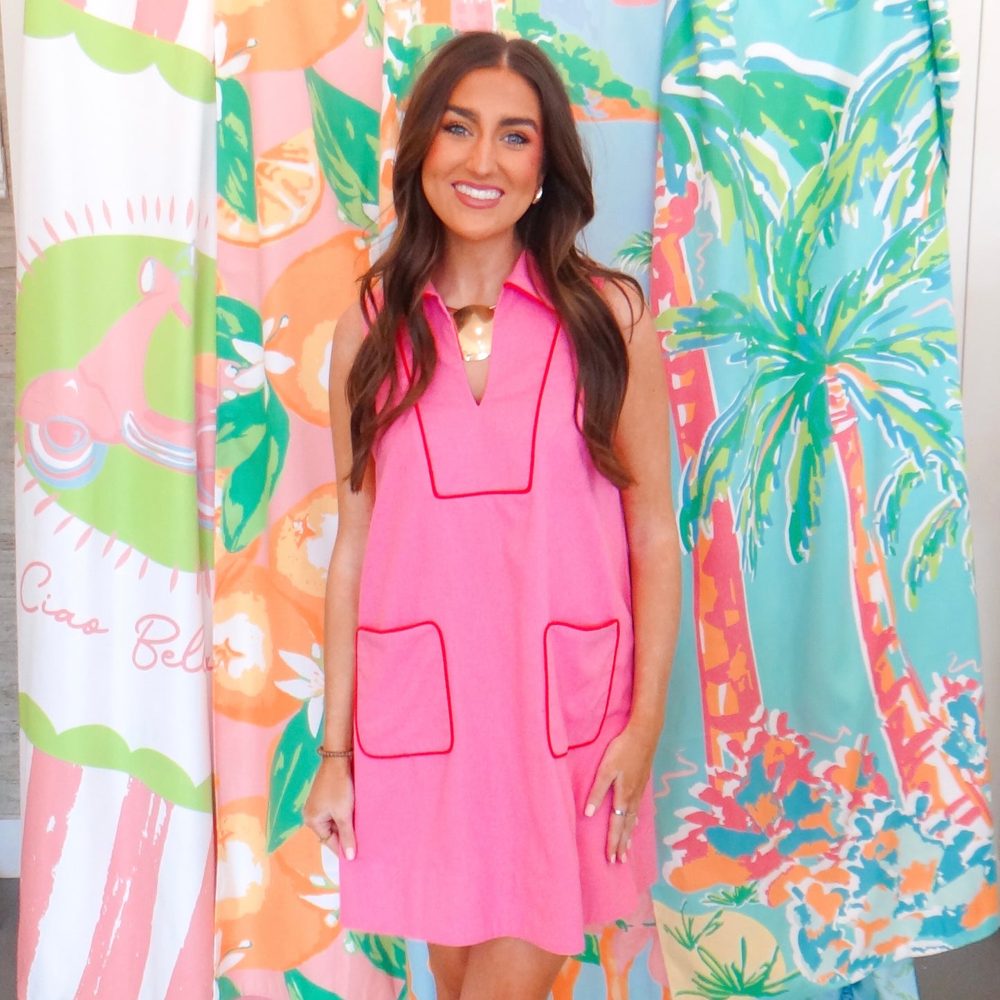 Pink Cabana Dress