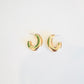 Gia Sculpted Hoop Earrings