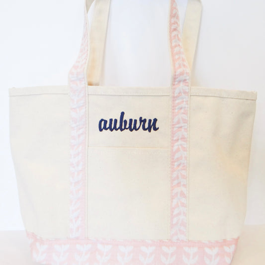 Powder Pink Boat Tote