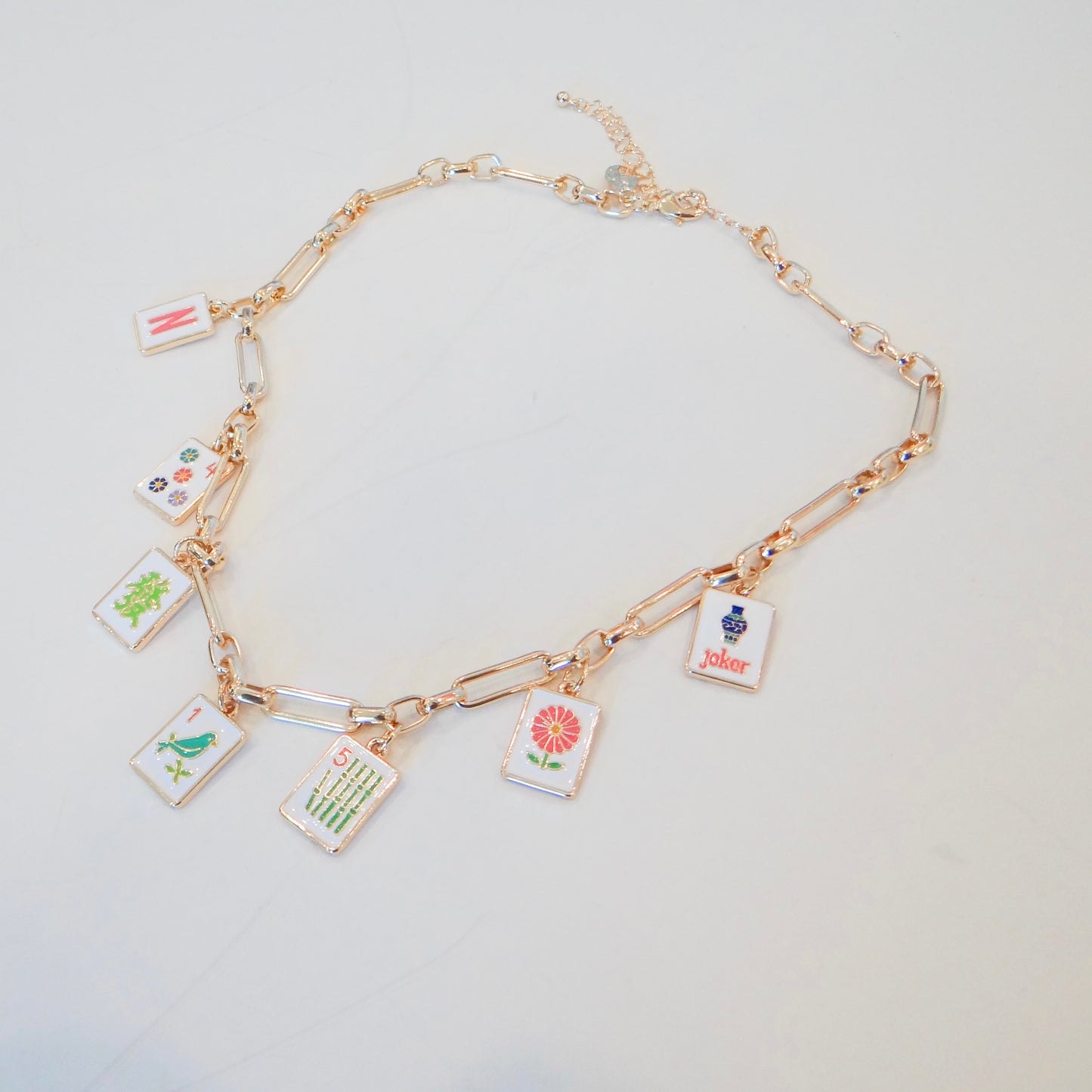 Going Mahjong! Charm Necklace