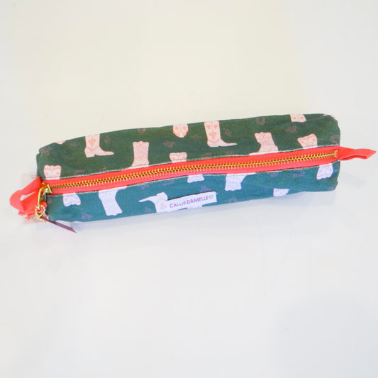Cowgirl Boots Pencil Pouch