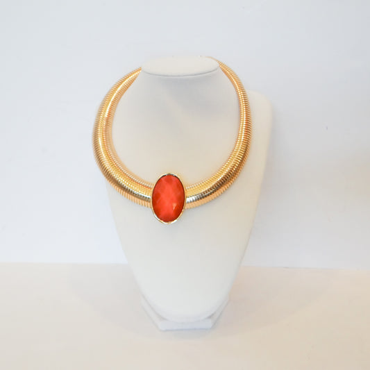 Amber Stone Necklace