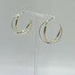 Multi Metal Twist Hoops
