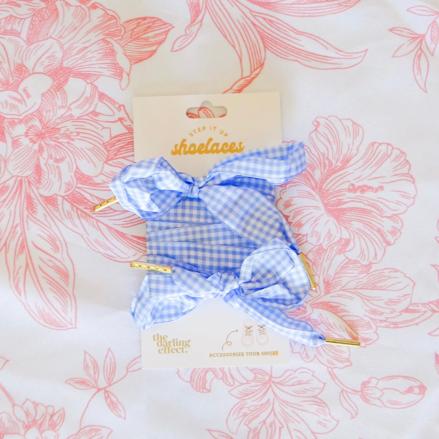 Gingham Shoelaces