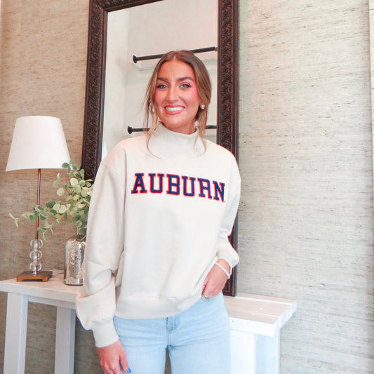 Auburn Mockneck