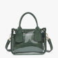 M2225CR Stacey Clear Satchel w/ Inner Bag: Mauve