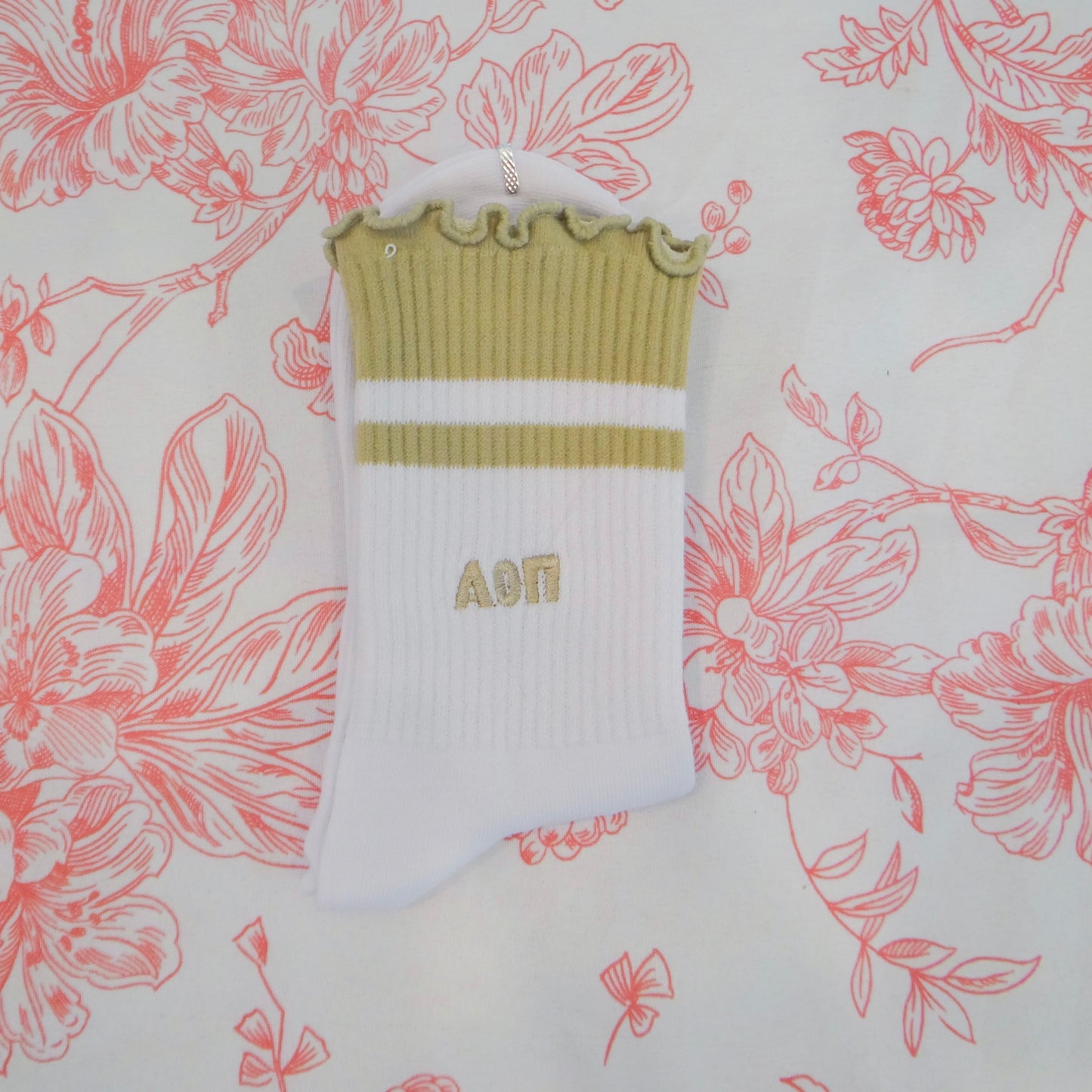 Sorority Lettuce Edge Socks