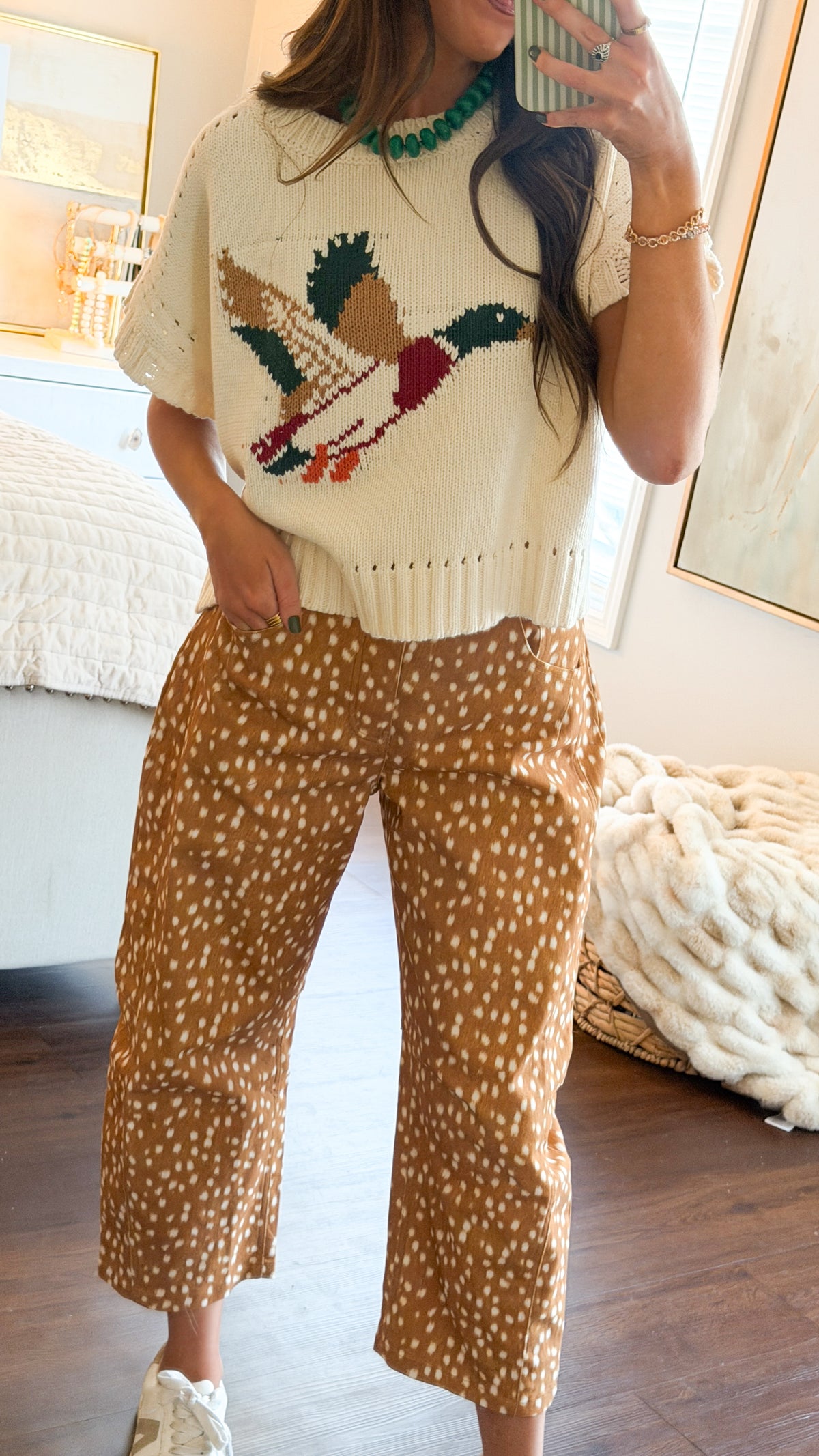 Fawn of You Barrel Jeans