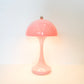 Pink Mushroom Cordless Lamp