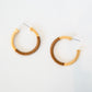 Mocha Gold Hoops