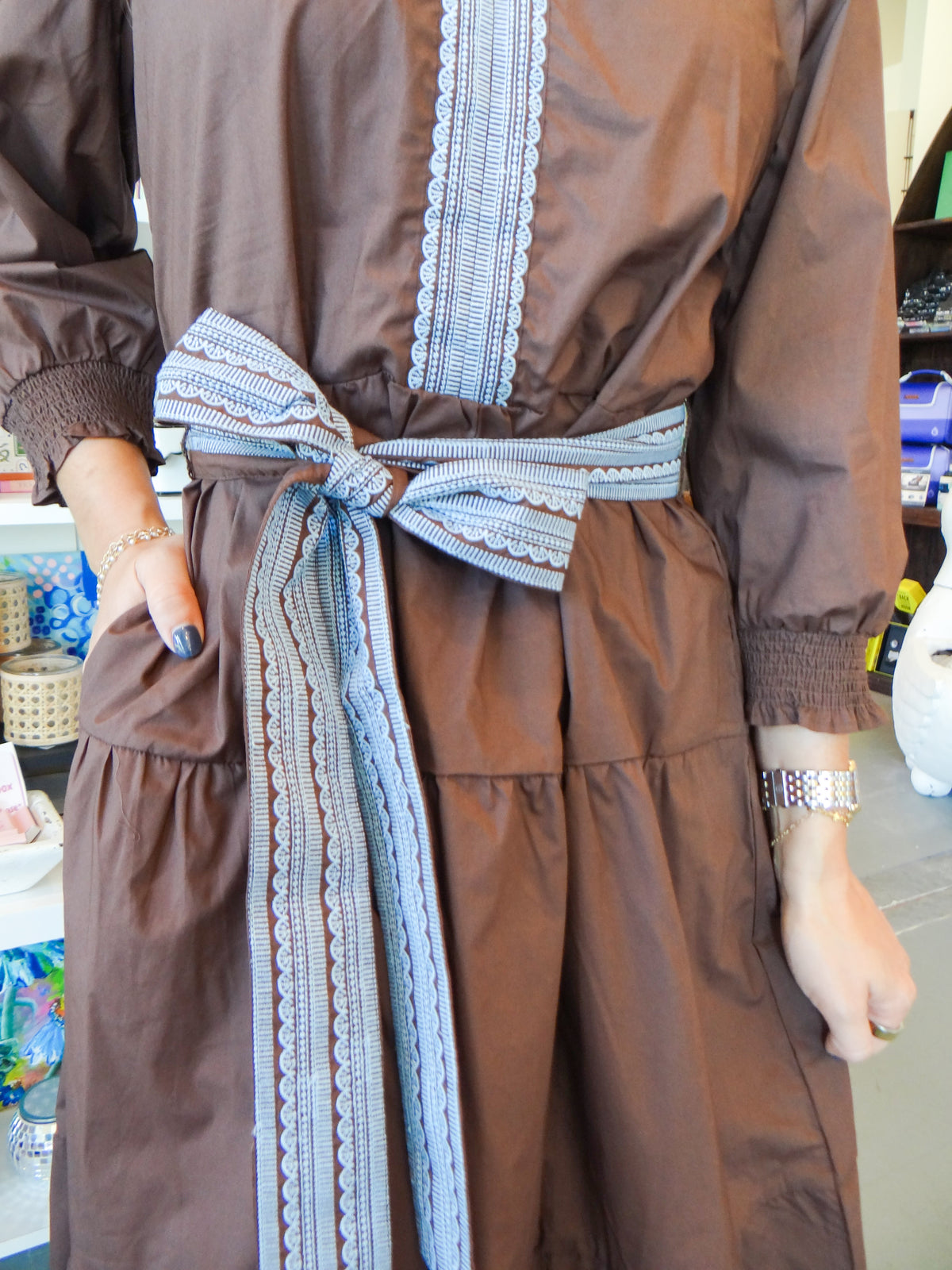Cocoa Blue Maxi Dress