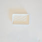 White Textured Soap Dish